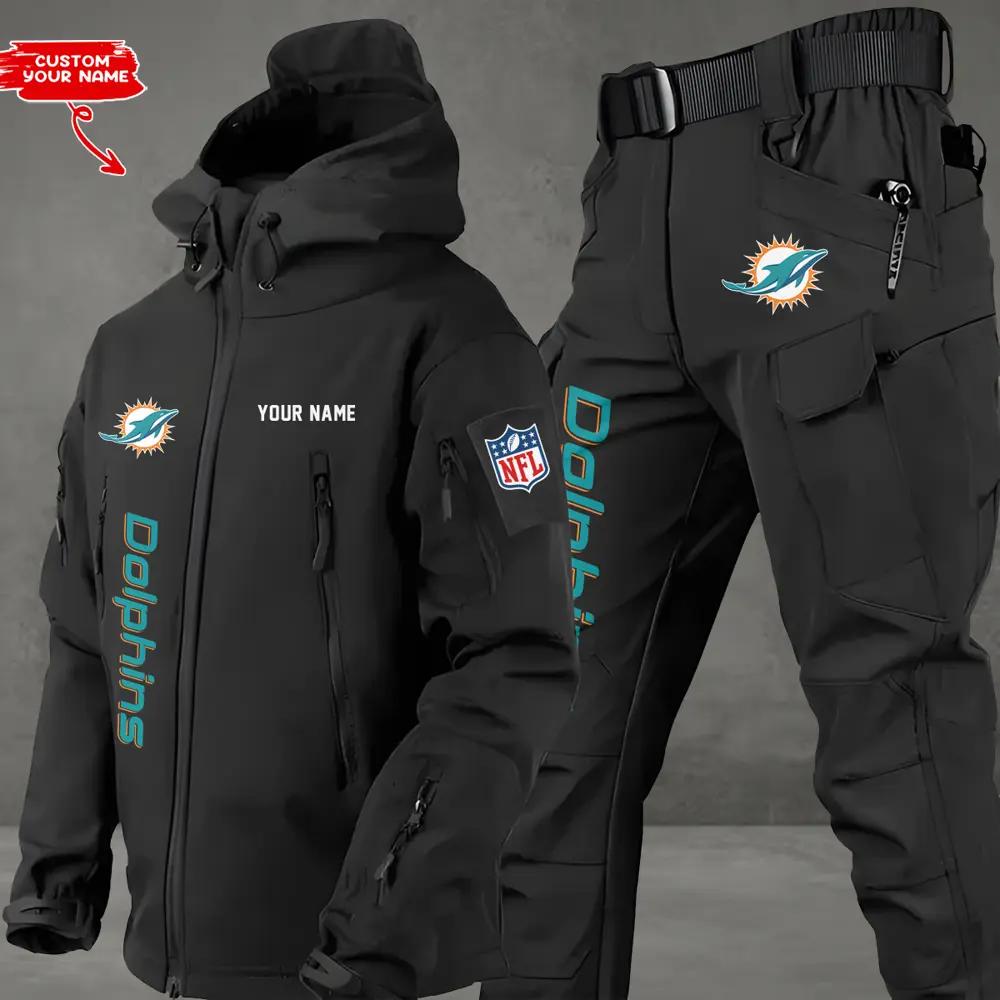 Miami Dolphins Outdoor Jacket and Pants 000015