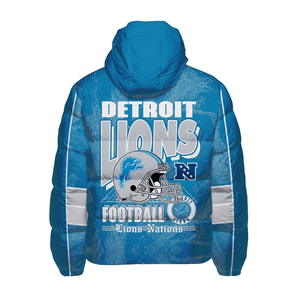 Detroit Lions CozyCloud Down Jacket AZBTDWJ000084