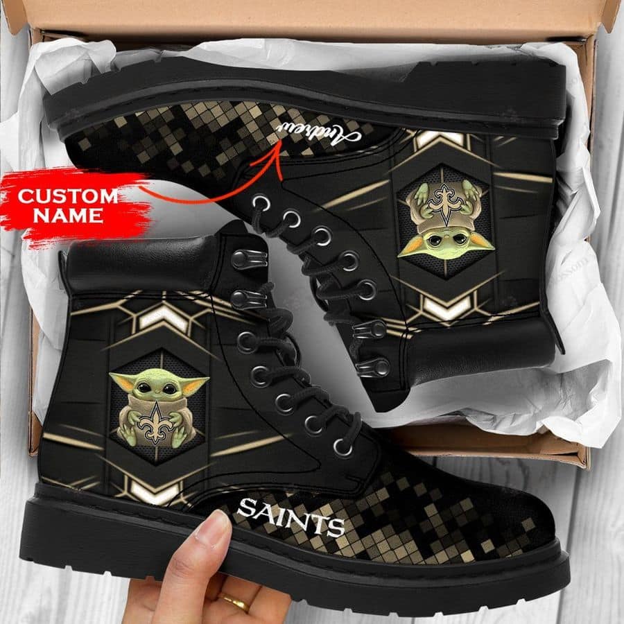 New Orleans Saints Personalized TBL Boots BG55