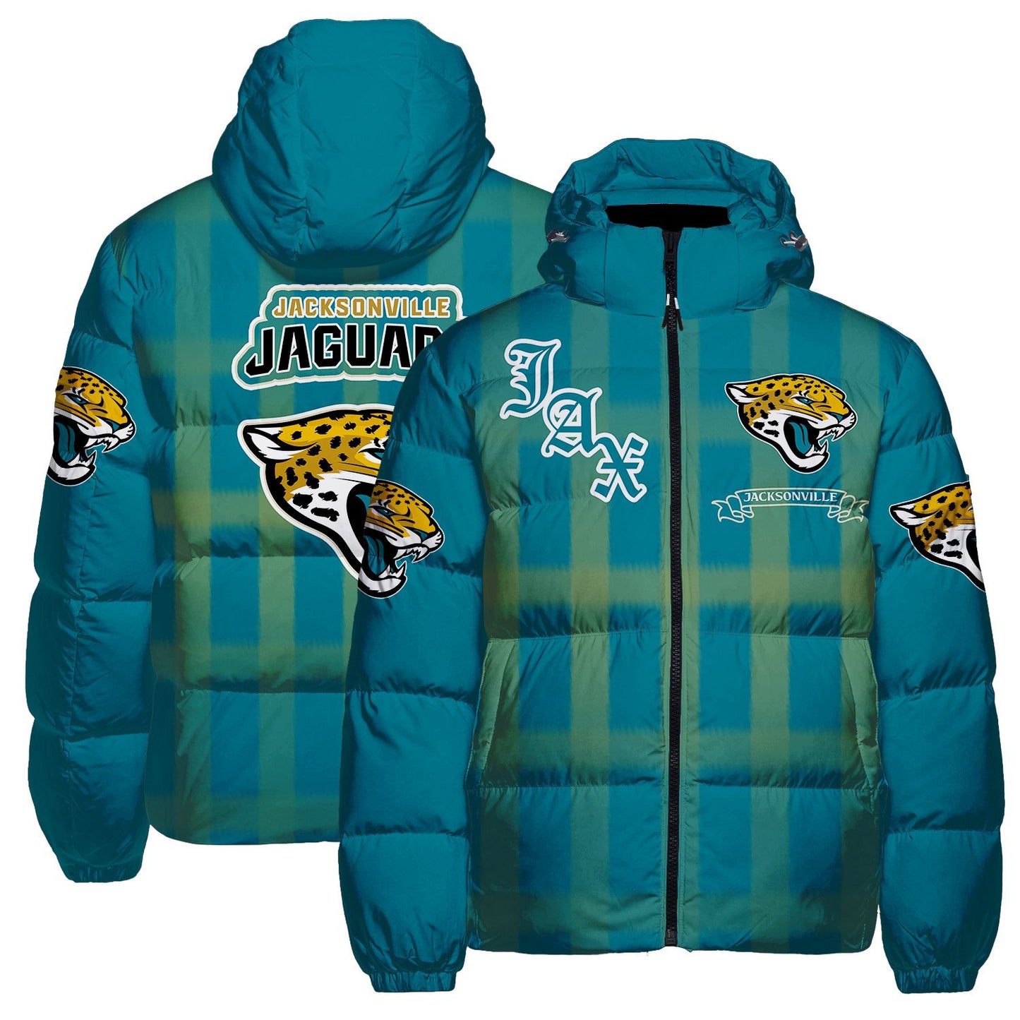 Jacksonville Jaguars CozyCloud Down Jacket AZBTDWJ000267