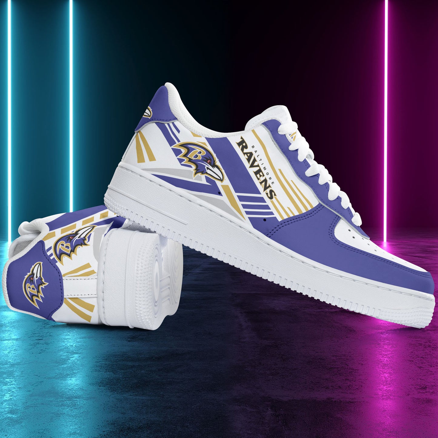 Baltimore Ravens AF1 Shoes 343