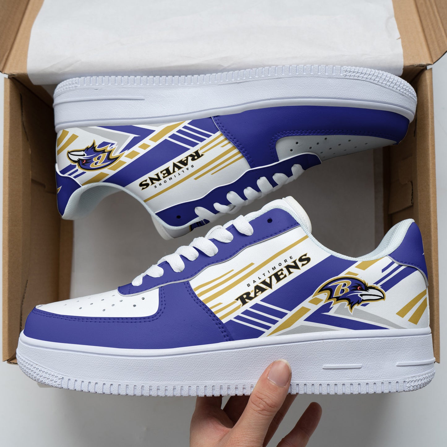 Baltimore Ravens AF1 Shoes 343