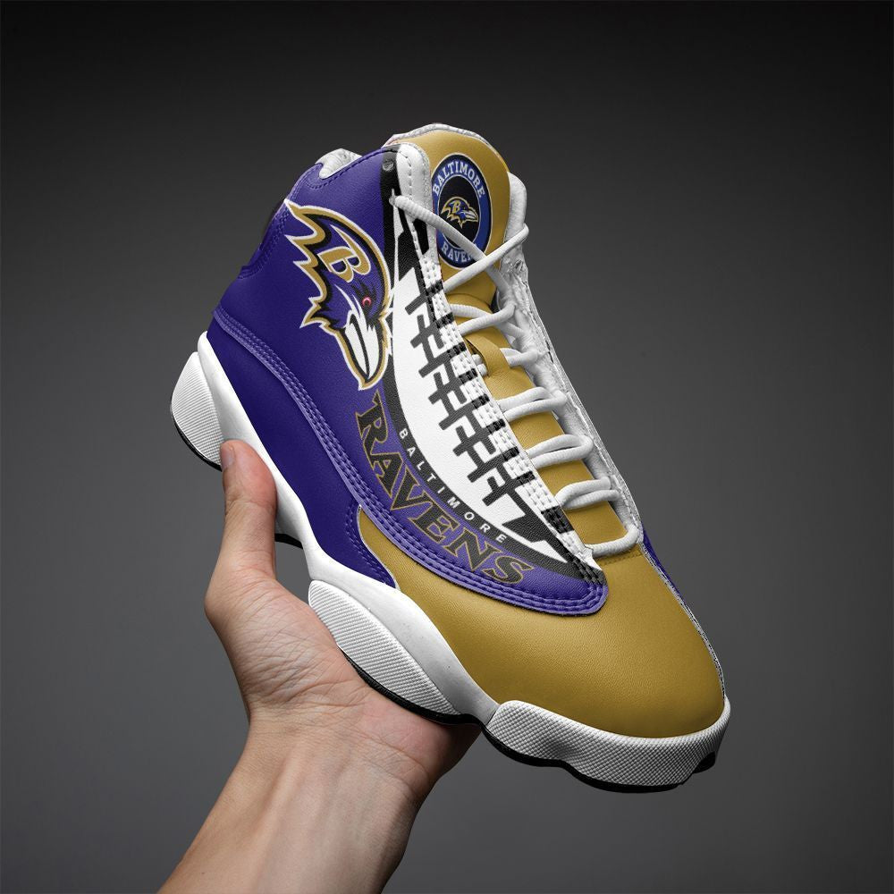 Baltimore Ravens Air JD13 Sneakers 308