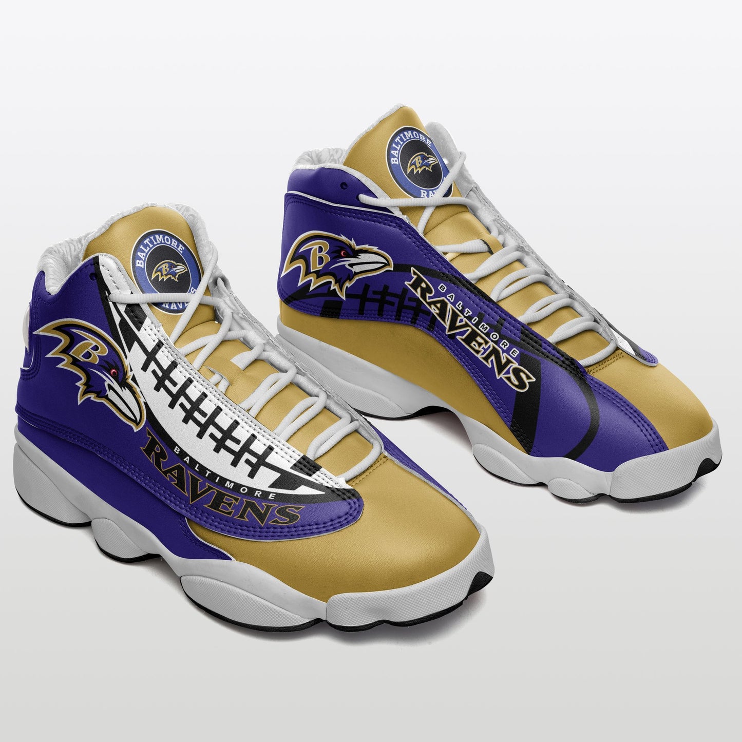 Baltimore Ravens Air JD13 Sneakers 308