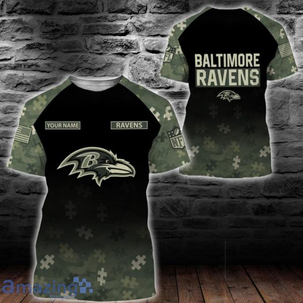 Baltimore Ravens All Over Printed T-shirt Sweatshirt Hoodie AZCHD634