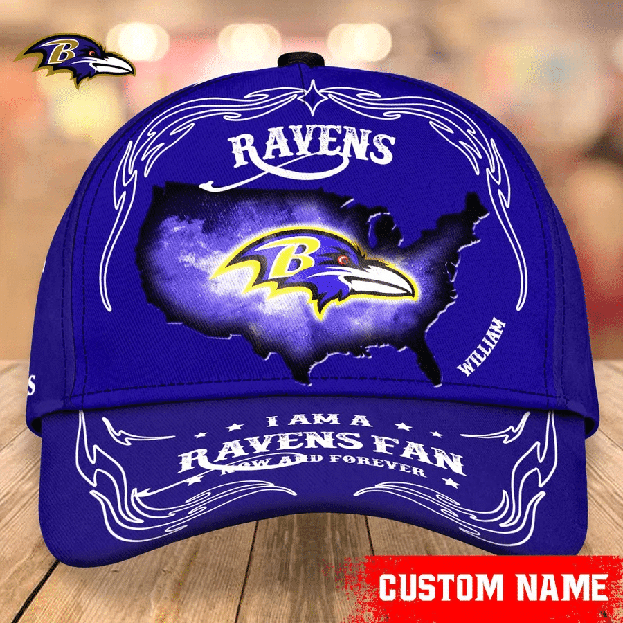 Baltimore Ravens Baseball Caps Custom Name