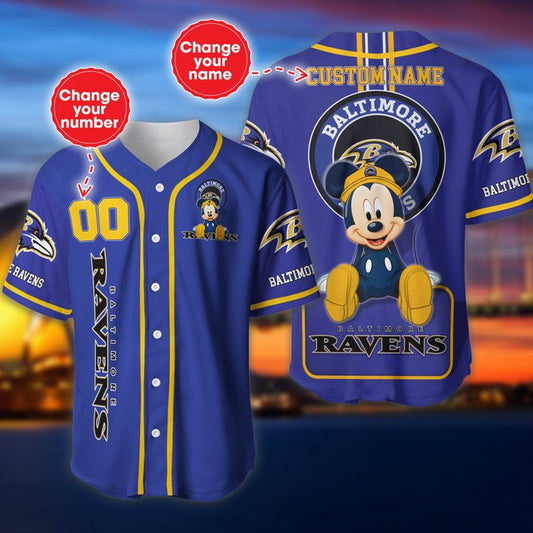 Baltimore Ravens Baseball Jersey 548
