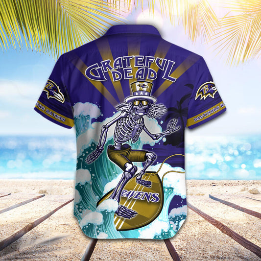 Baltimore Ravens Button Shirt BG854