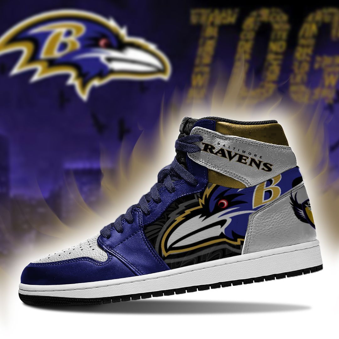 Baltimore Ravens Custom Jshoes