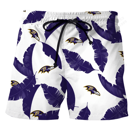 Baltimore Ravens Hawaii Shirt & Shorts BG74