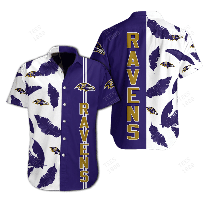 Baltimore Ravens Hawaii Shirt & Shorts BG74