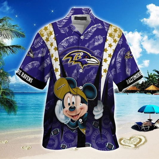 Baltimore Ravens Hawaiian Shirt BG406