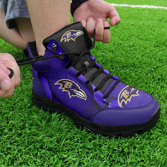 Baltimore Ravens Hiking Shoes 45