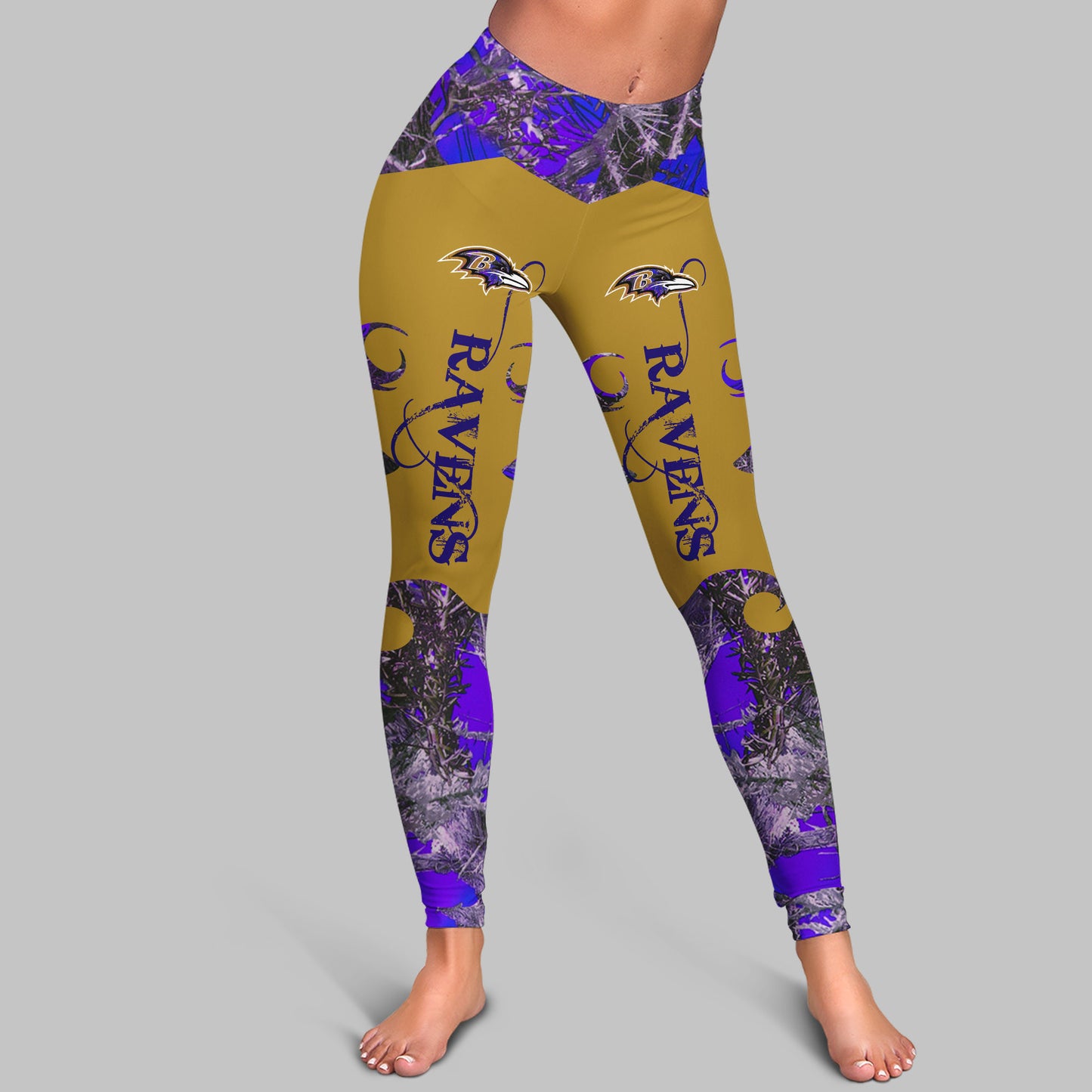 Baltimore Ravens Leggings And Hoodie BG34