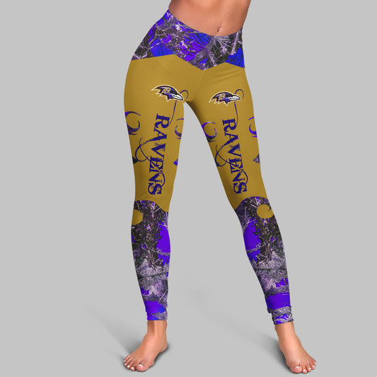 Baltimore Ravens Leggings And Hoodie BG34