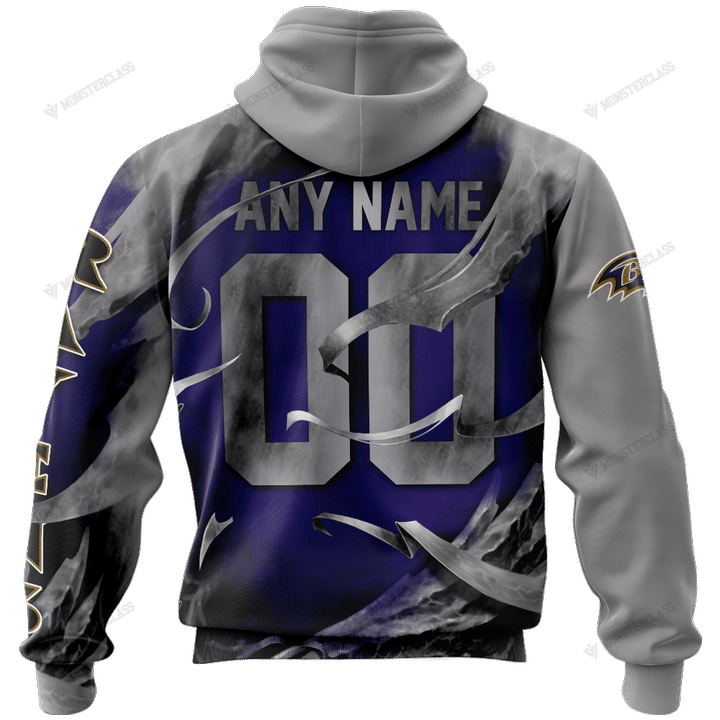 Baltimore Ravens Limited Edition All Over Print Hoodie Sweatshirt Zip Hoodie T shirt Unisex 865