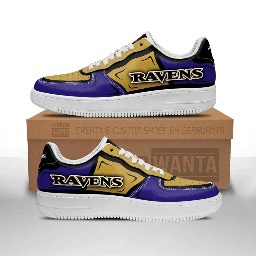 Baltimore Ravens NFL Air Force 1 Sneaker Trending