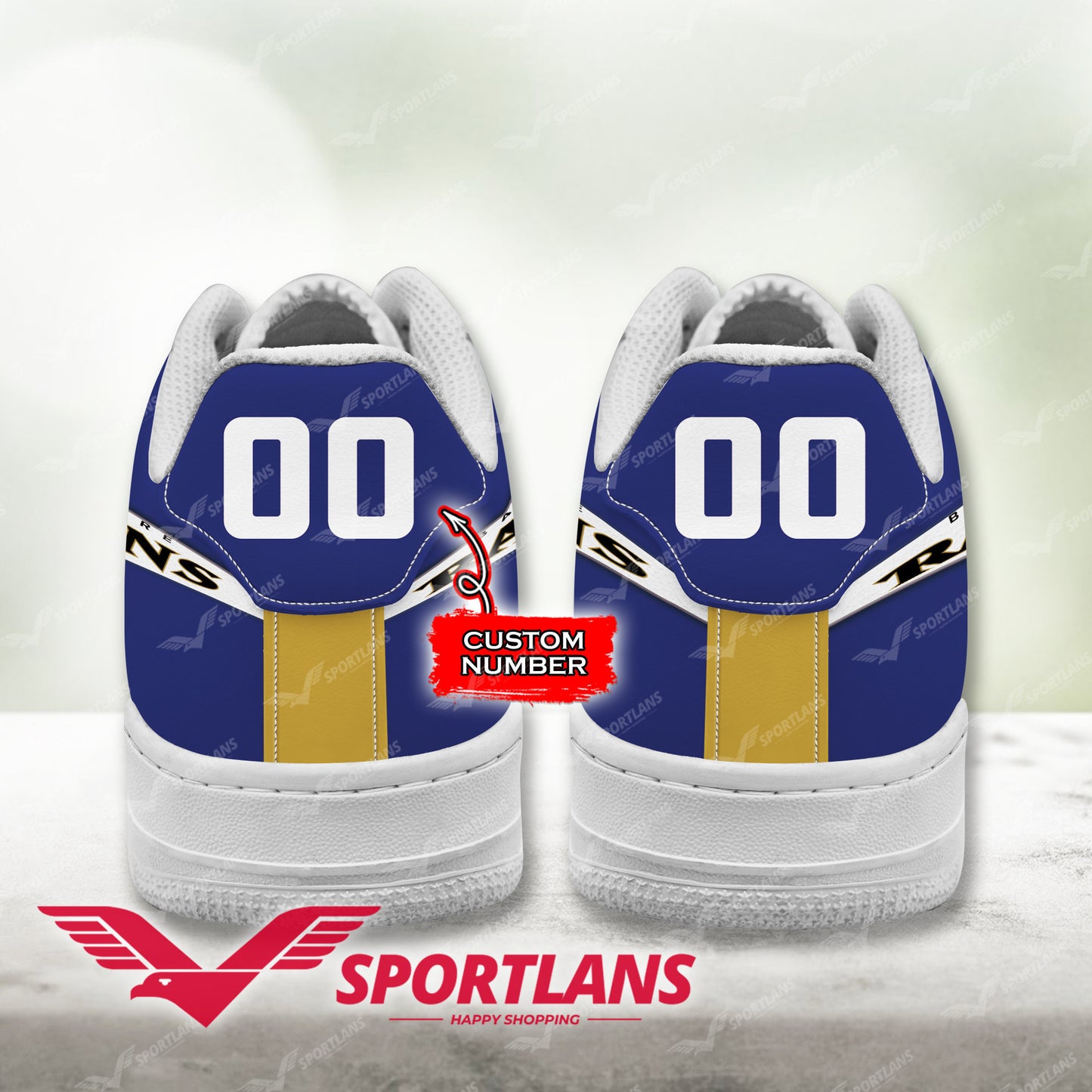 Baltimore Ravens NFL Personalized AF1 Shoes