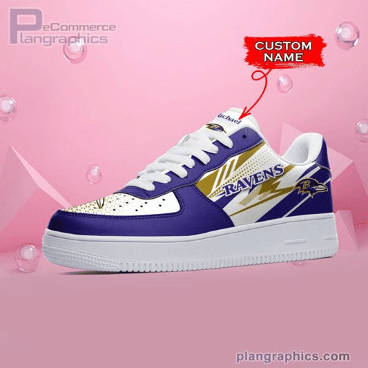 Baltimore Ravens NFL Personalized Air Force 1 Shoes