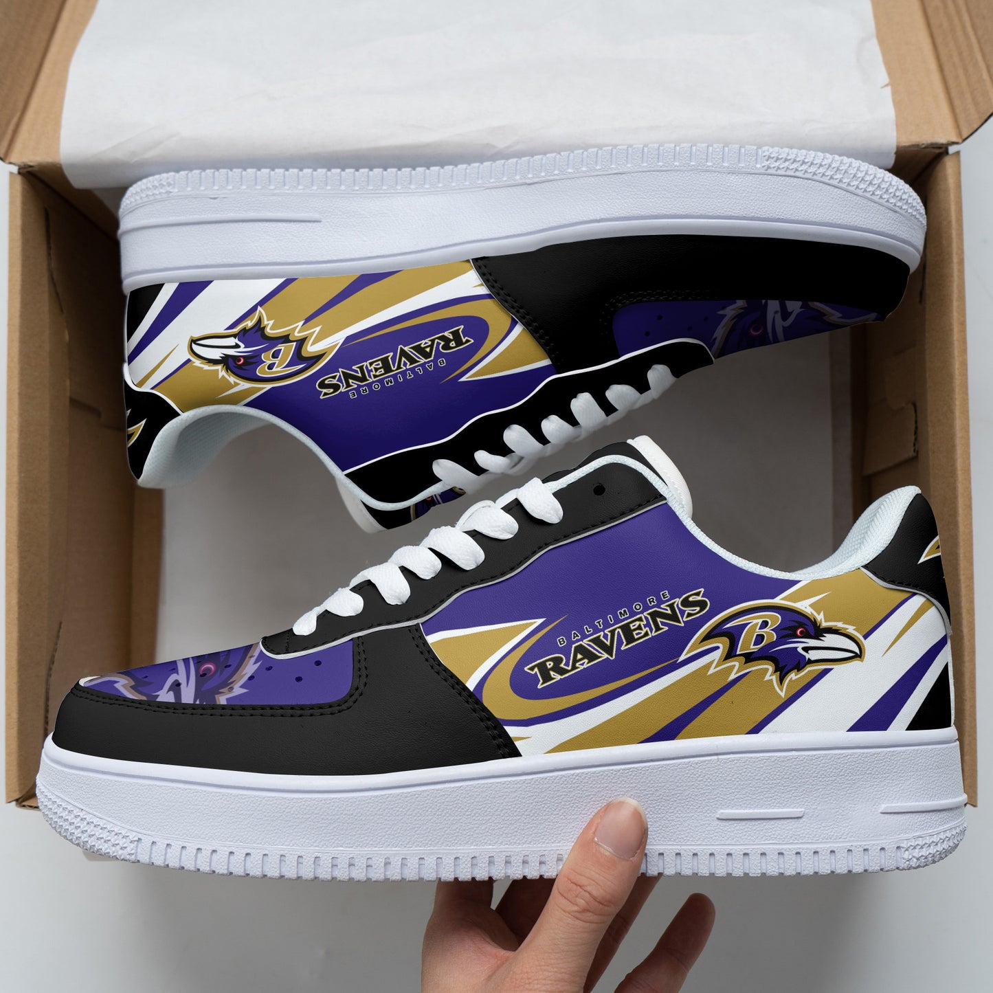 Baltimore Ravens Personalized AF1 Shoes 351