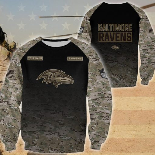 Baltimore Ravens Personalized All Over Printed 175