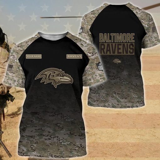 Baltimore Ravens Personalized All Over Printed 175