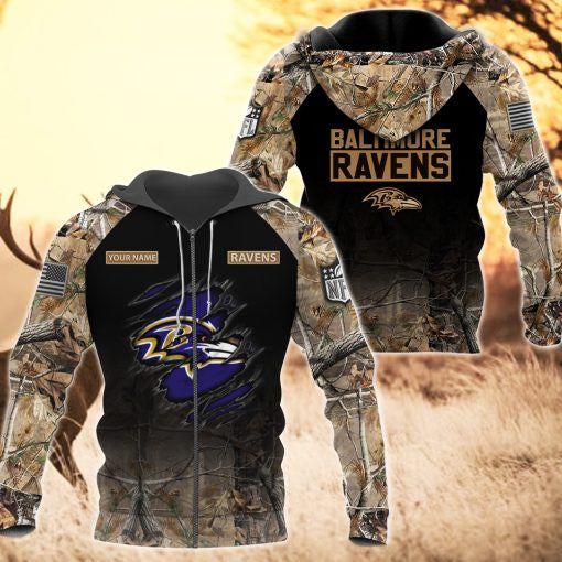 Baltimore Ravens Personalized All Over Printed 414