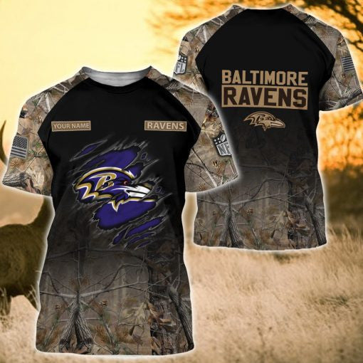 Baltimore Ravens Personalized All Over Printed 414
