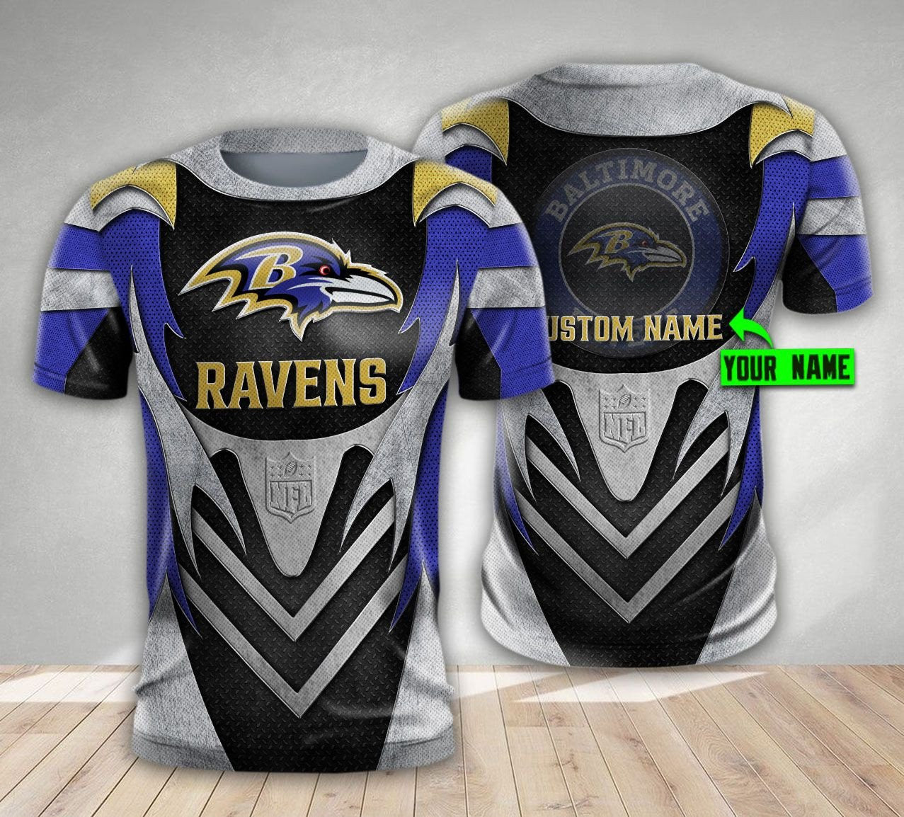 Baltimore Ravens Personalized All Over Printed 482