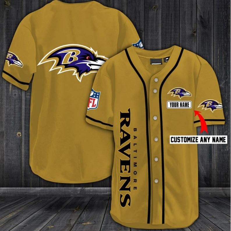 Baltimore Ravens Personalized Baseball Jersey Shirt 39