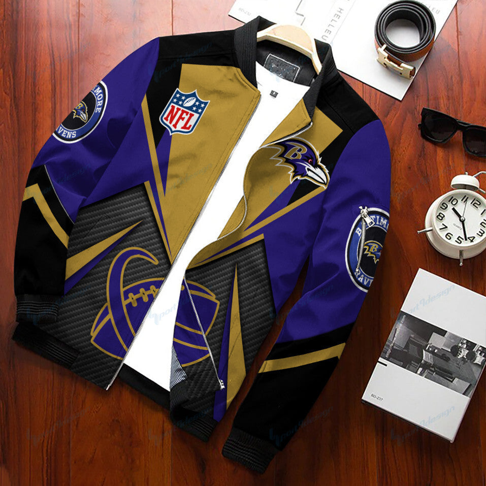 Baltimore Ravens Personalized Bomber Jacket BG415
