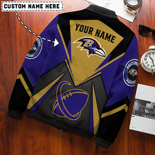 Baltimore Ravens Personalized Bomber Jacket BG415