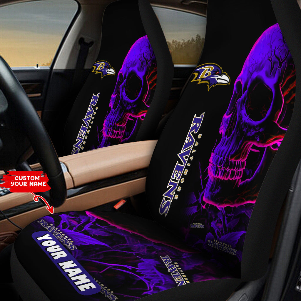 Baltimore Ravens Personalized Car Seat Covers BG373