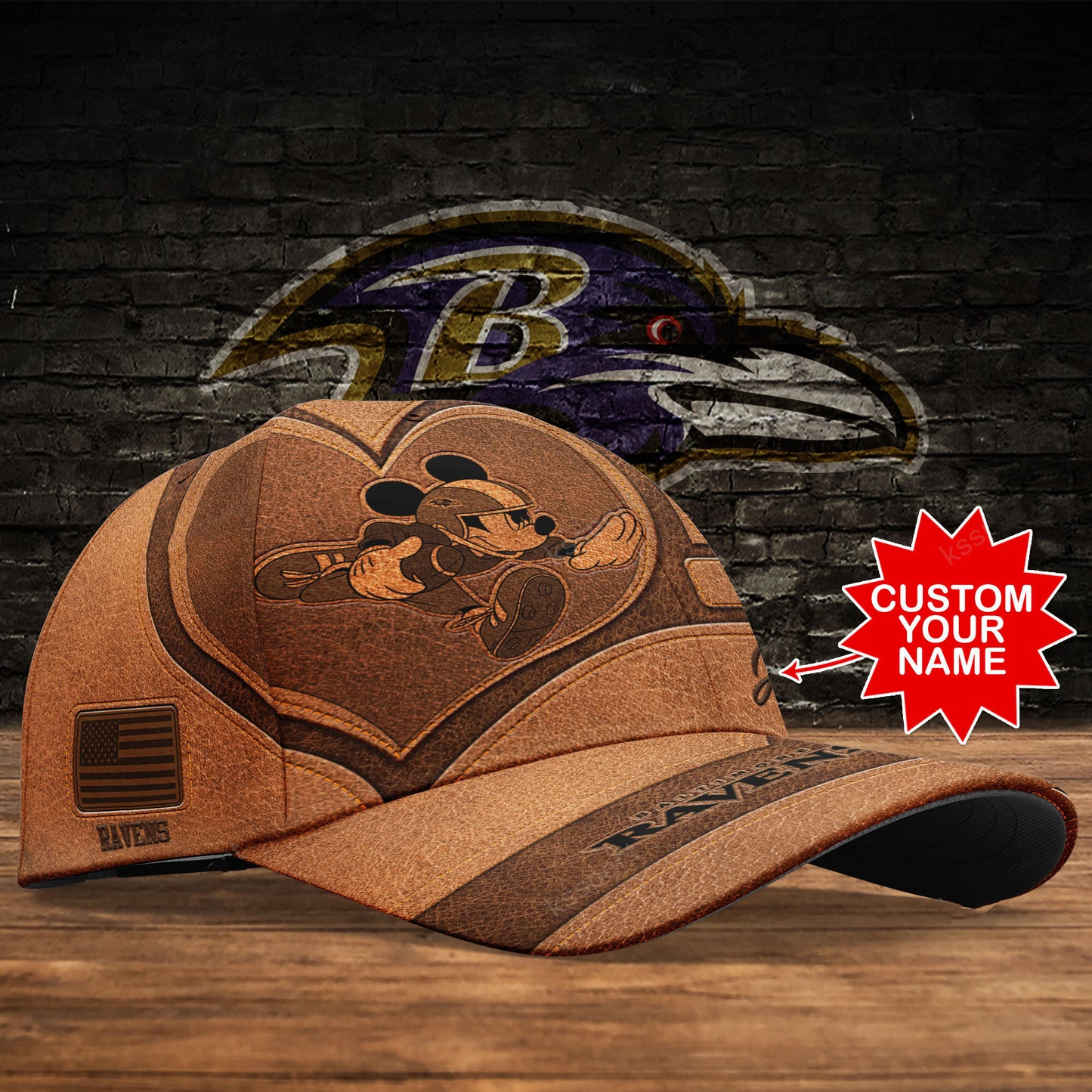 Baltimore Ravens Personalized Classic Cap BB484