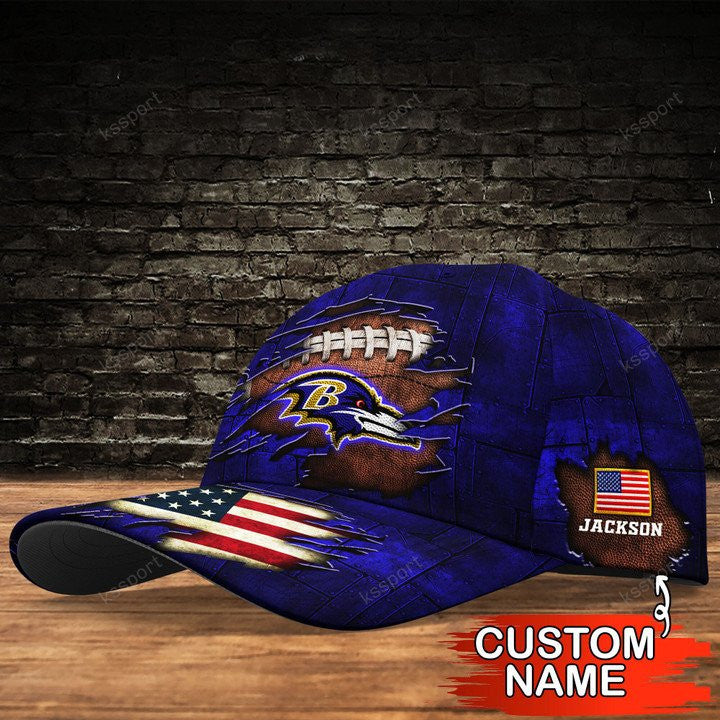 Baltimore Ravens Personalized Classic Cap BG218