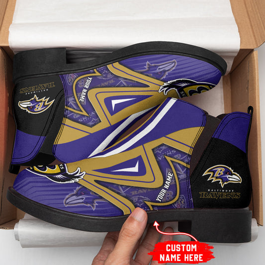 Baltimore Ravens Personalized Comfort & Fashion Short Boots BG22