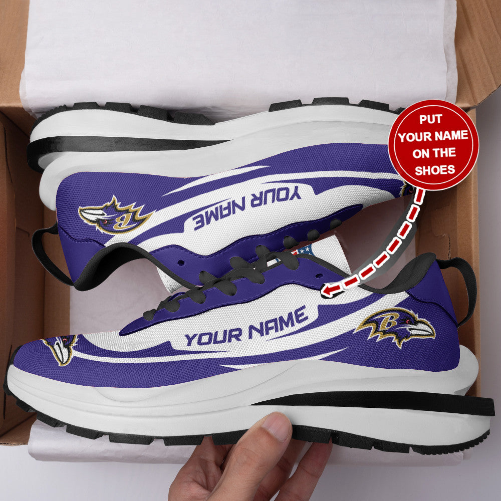 Baltimore Ravens Personalized HF3 Sneakers 26