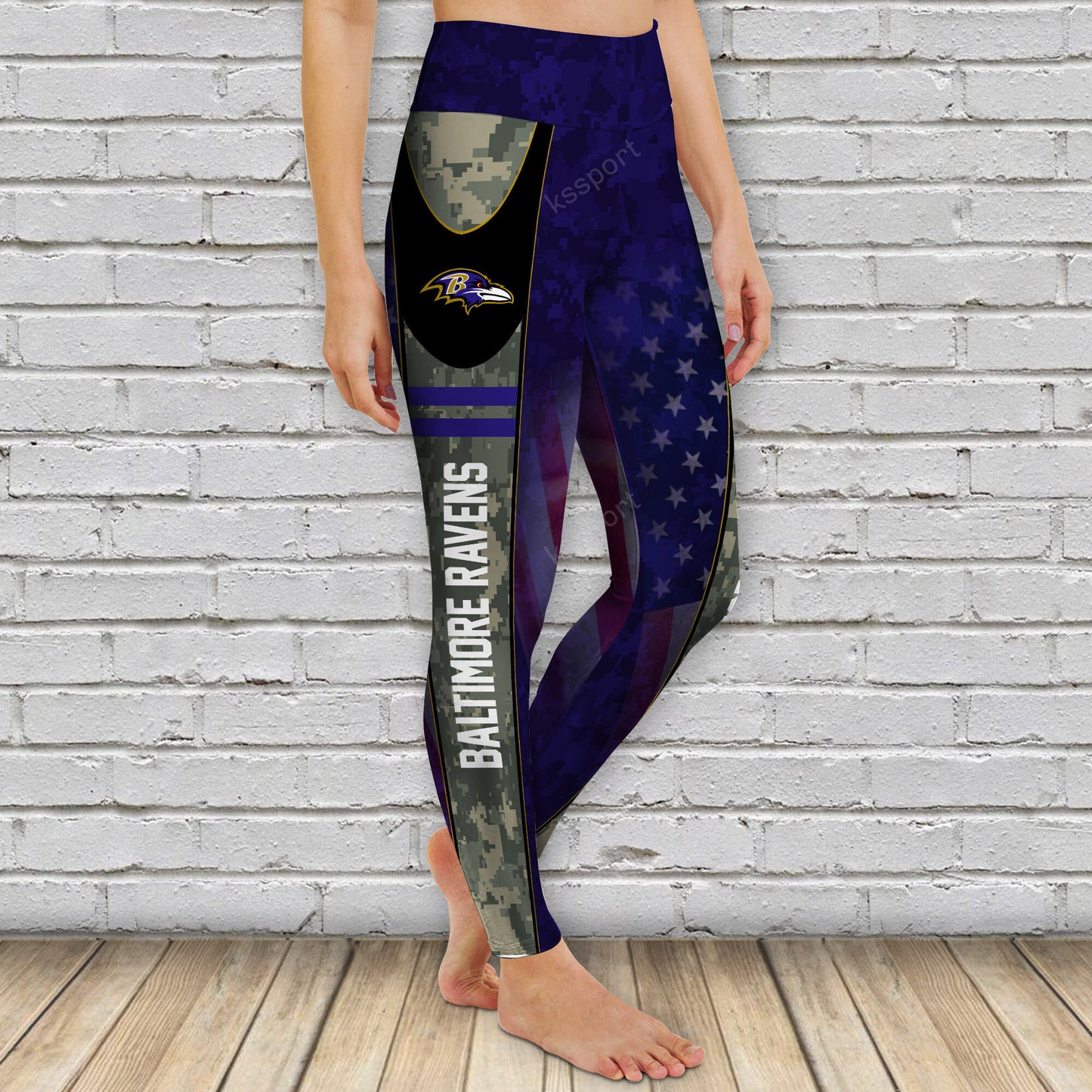 Baltimore Ravens Personalized Leggings And Hoodie BG65