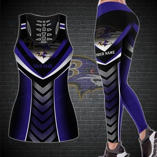 Baltimore Ravens Personalized Leggings And Tank Top BG03
