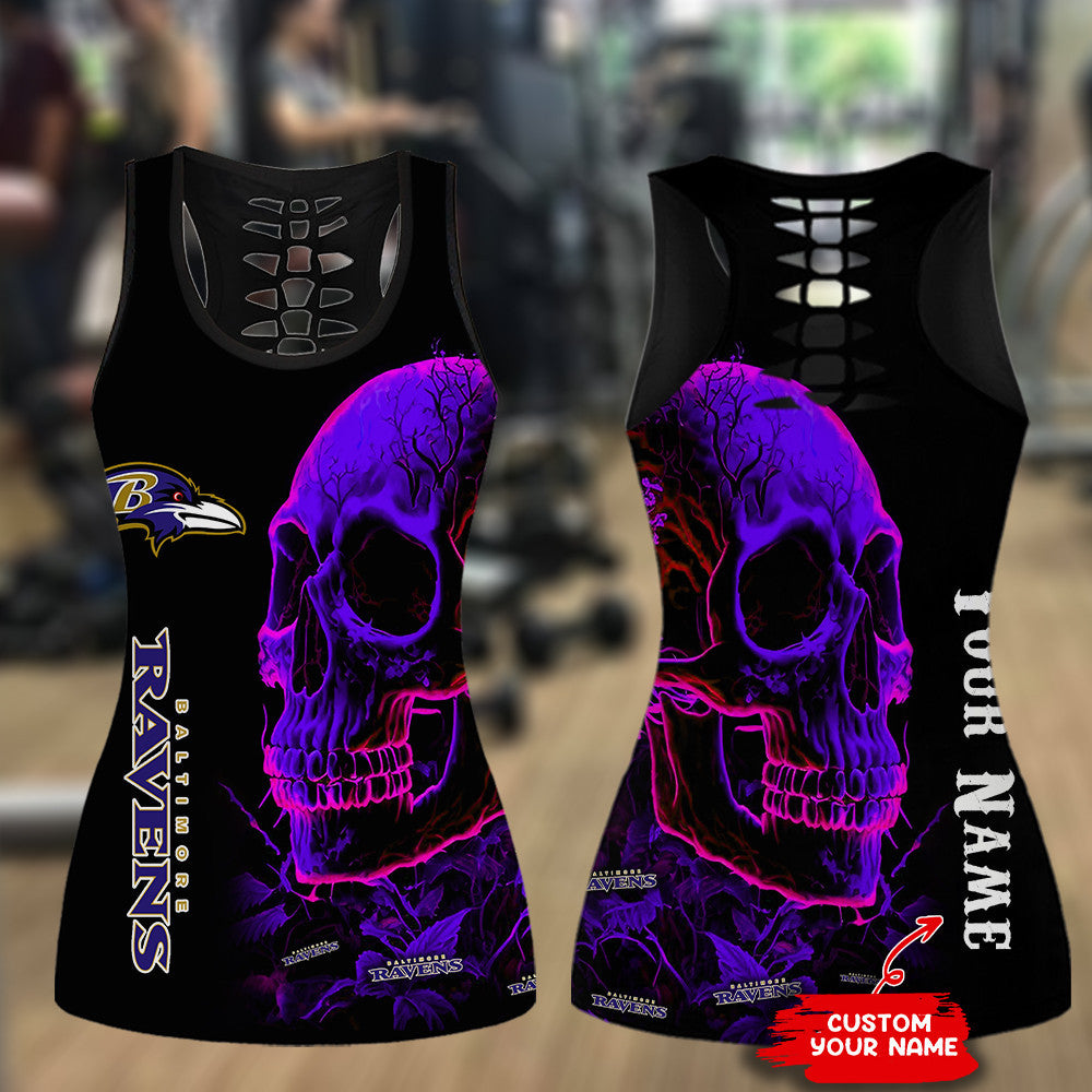 Baltimore Ravens Personalized Leggings And Tank Top BG109