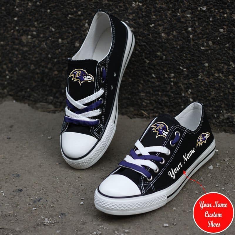 Baltimore Ravens Personalized New Low Top 025
