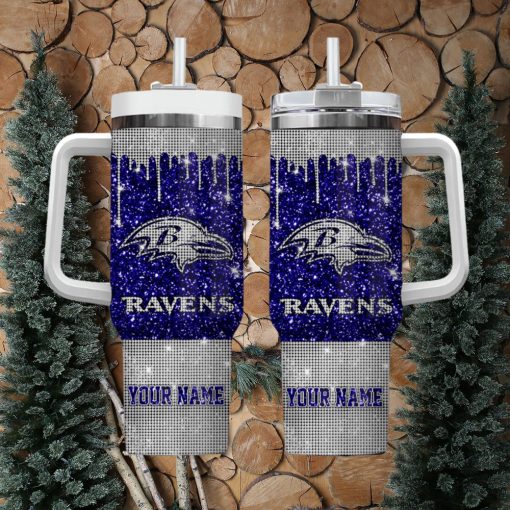 Baltimore Ravens Personalized 40oz Stanley Tumbler AZC40OZT001