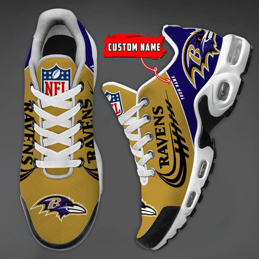 Baltimore Ravens Personalized Plus T-N Youth Sneakers BG03
