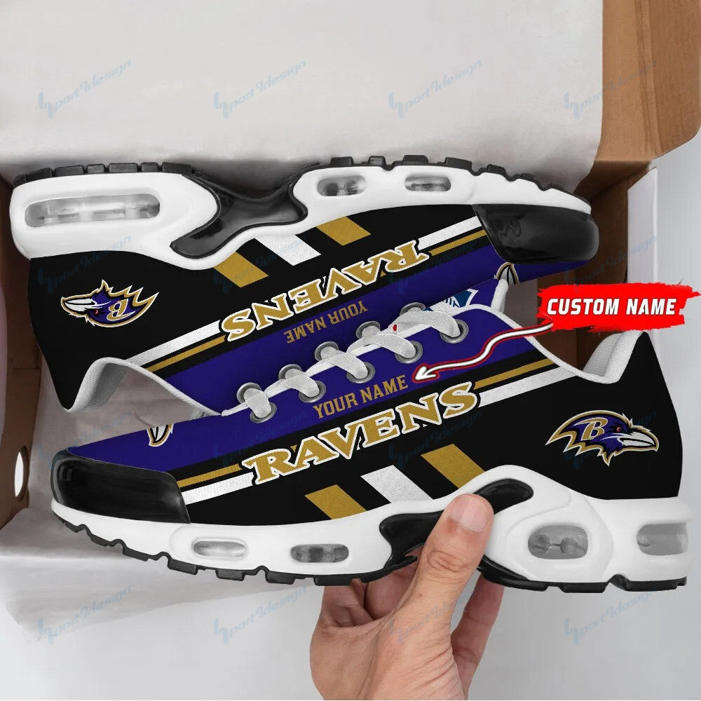 Baltimore Ravens Personalized Plus T-N Youth Sneakers BG50
