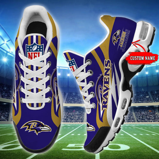 Baltimore Ravens Personalized Plus T-N Youth Sneakers BG82