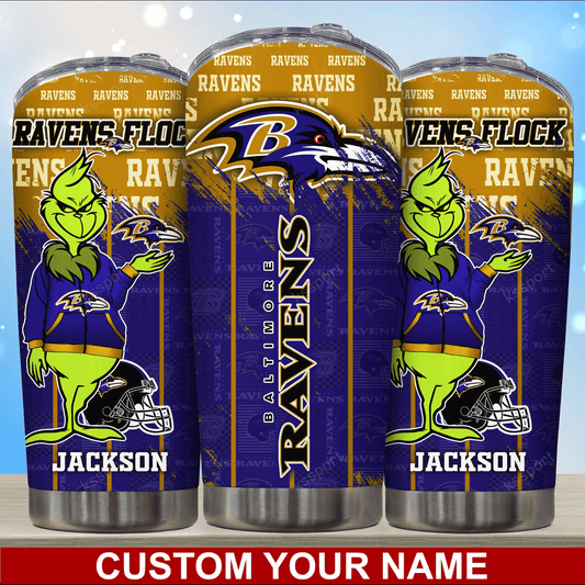 Baltimore Ravens Personalized Tumbler BG91