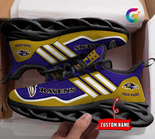 Baltimore Ravens Personalized Yezy Running Sneakers 151