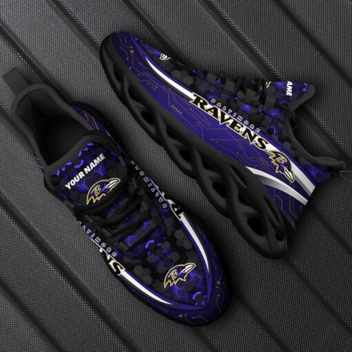 Baltimore Ravens Personalized Yezy Running Sneakers 85