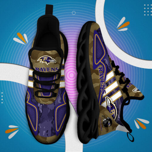Baltimore Ravens Personalized Yezy Running Sneakers BB266