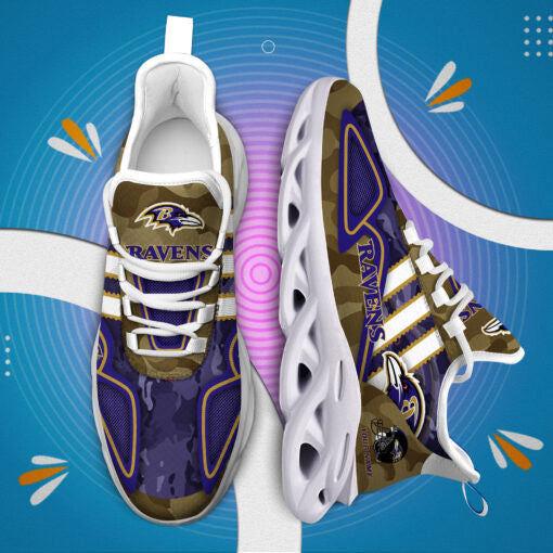 Baltimore Ravens Personalized Yezy Running Sneakers BB266
